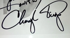 CHERYL TIEGS SIGNIERTES FOTO. LEBENSLANGES COA. - Bild 1 von 3