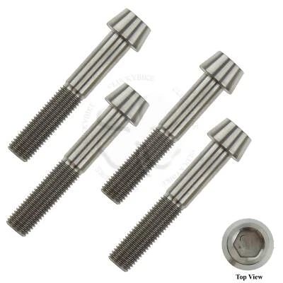 4x Titanium Front Brake Caliper Bolt 10mm M10x60mm For Ducati 848 999 Stud - Image 1 of 2