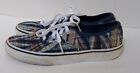 Vans Off The Wall Tapestry Lace Up Sneakers EUR 37 W7 M5.5