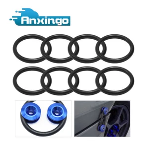 8pcs Bumper Fender Quick Release Fasteners Replacement Rubber Bands Seal O-rings - Picture 1 of 9