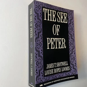 The See of Peter -paperback by James T. Shotwell & Louise Loomis 1991 —Like New - Picture 1 of 14