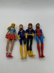 DC Superhero Girls lotto 6 pollici 2015 Catgirl/Supergirl X2/Wondergirl - Foto 1 di 2