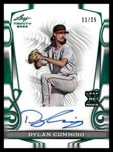 Hoja Trinity Dylan Cumming (RC) 2023 ¡Auto! /25 GIGANTES 🔥 - Imagen 1 de 2