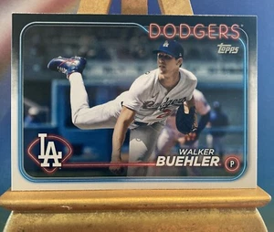 2024 Topps Series 1 Walker Buehler #196 Base, Los Angeles Dodgers  - Bild 1 von 2