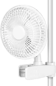 HealSmart Clip Fan, 6-Inch Grow Tent Fan, Monkey Fan, Wall Mount Fan with Adjust - Picture 1 of 7