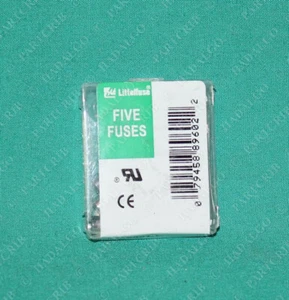 Littelfuse, 0218001.V, Slow Blow Glass Fuse Box of 5 - Picture 1 of 3