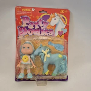 Vintage My Little Pony MLP Fakie Party Ponies Lanyard Toys - Foto 1 di 5