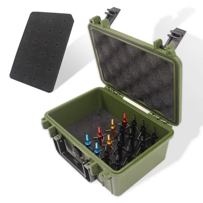 WAMLET Archery Broadhead Box Hunting Accessory Case Holds 28 Broadheads (Case Only)