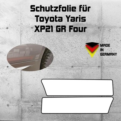 Paint protection film for Toyota Yaris XP21 GR stone chip protection protective film film R + L - Image 1 of 4