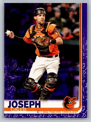 2019 Topps #17 Caleb Joseph Meijer Exclusive Purple Baltimore Orioles - Image 1 of 2