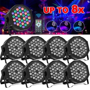 1~8pack Par Light CAN 36LED RGBW Stage Lighting Beam DMX Strobe Disco Party Club - Picture 1 of 22