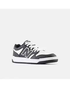 Schuhe Sneaker Kinder Unisex Damen New Balance 480 BW Schwarz Weiß - Bild 1 von 15