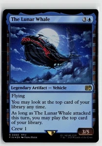 Magic The Gathering Final Fantasy The Lunar Whale Foil x1 casi nuevo - Imagen 1 de 2