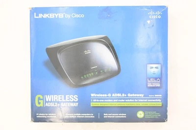 Linksys CISCO Wireless-G ADSL2+ Gateway Modem Router Wi-Fi WAG54G2-AU Ex-Display - Image 1 of 4