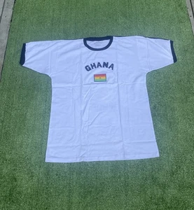 Ghana World Cup Soccer White T Shirt. Multiple Sizes - Picture 1 of 3