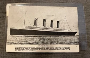 Cartolina primitiva Titanic datata 25 aprile 1912 - Foto 1 di 5