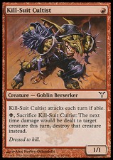 MTG 4x Kill-Suit Cultist-cultista vesteletale-dis