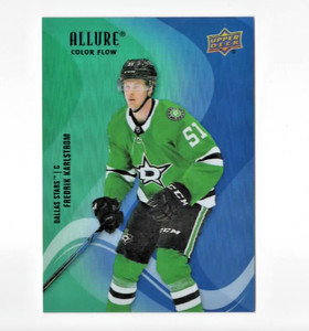 2022-23 Allure Color Flow Green/Blue Fredrik Karlstrom Stars C-672