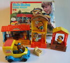 Mattel 1975 Childrens Preschool Playset Hub Bubs Happy Hollow Village Animals