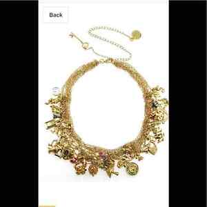 Tom Binns Disney Couture Gold Charm Necklace
