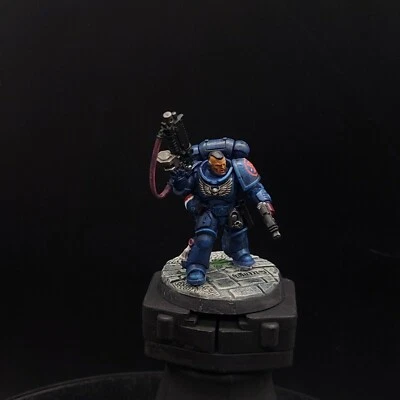 Well Painted Warhammer 40k Crimson Fists Primaris Sargent/lieutenant #2 GW - Image 1 of 2