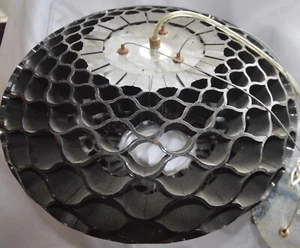 Original Vintage Panal Colgante Pantalla/Luz Ajustable c 1970 + Accesorios - Imagen 1 de 10