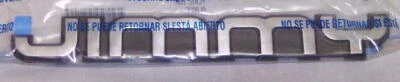 NOS Genuine GM OEM GMC S15 Jimmy Front Door Nameplate Emblem 1993 - 1994  - Image 1 of 4
