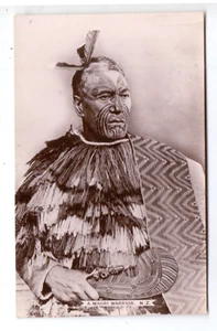 NEUSEELAND um 1910 PPC MAORI WARRIOR UNBENUTZT - Bild 1 von 2