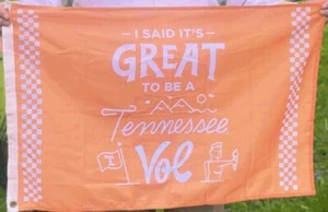 New in Original Package ~ UT Tennessee Vols Volunteers Flag 32"  X  20"  - Picture 1 of 1