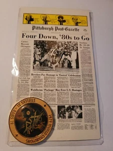 2006 Pittsburgh Steelers Super Bowl XIV Medallion - Picture 1 of 5