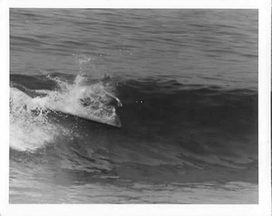 Rare 1961 ORIGINAL LeRoy Grannis Surfing Snapshot Photo REAL SoCal type 1 surf-5 - Picture 1 of 2