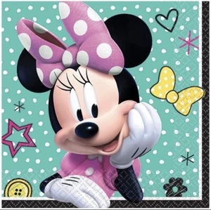 Minnie Helper Beverage Napkins - Picture 1 of 1