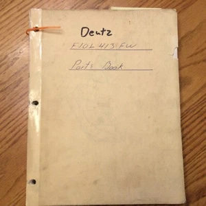 Deutz F10L 413 FW ENGINE PARTS CATALOG MANUAL BOOK GUIDE LIST DIESEL V10 AIRCOOL - Picture 1 of 3