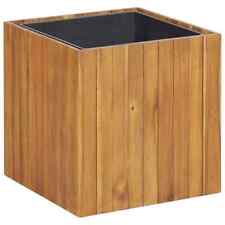 vidaXL Garden Raised Bed Pot 43.5x43.5x44 Cm Solid Acacia Wood Brown