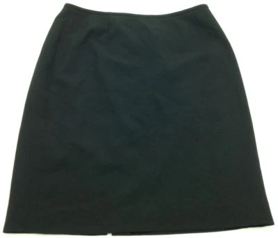 $200 Falda lápiz recta forrada negra lisa Bloomingdale'S para mujer talla 6p Foto 1 de 2