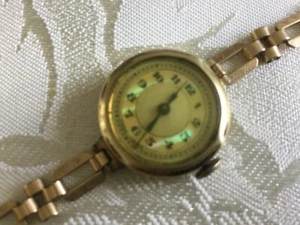ladies Antique Swiss Made Gold Plated Wristwatch, (Spares. - Picture 1 of 16