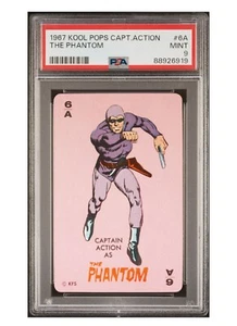 1967 Kool Pops Captain Action The Phantom #6A Red PSA 9 (Low Pop!) 🔥 - Picture 1 of 2