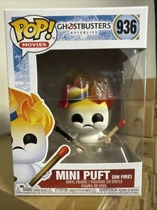 Funko Pop! Movies: Ghostbusters Afterlife - Mini Puft (on Fire) #936 - Picture 1 of 6