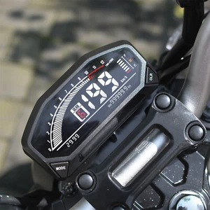Motorcycle LED Speedometer 12000RPM Backlight Odometer Tool For 1 2 4 Cylinder - Picture 1 of 17