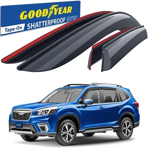 Sun Rain Visors Wind Rain Guards for 2019-2024 Subaru Forester Limited, Touring - Picture 1 of 8