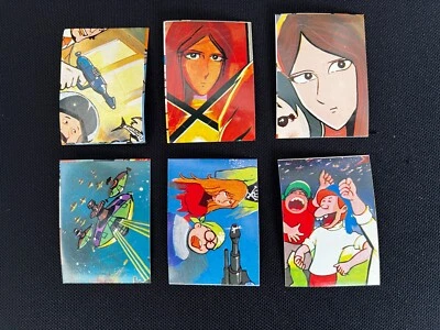 LOT 6 STICKER COLLECTOR ALBATOR  CAPTAIN HARLOCK EUROFLASH EDIZIONI 1978 - Photo 1/2