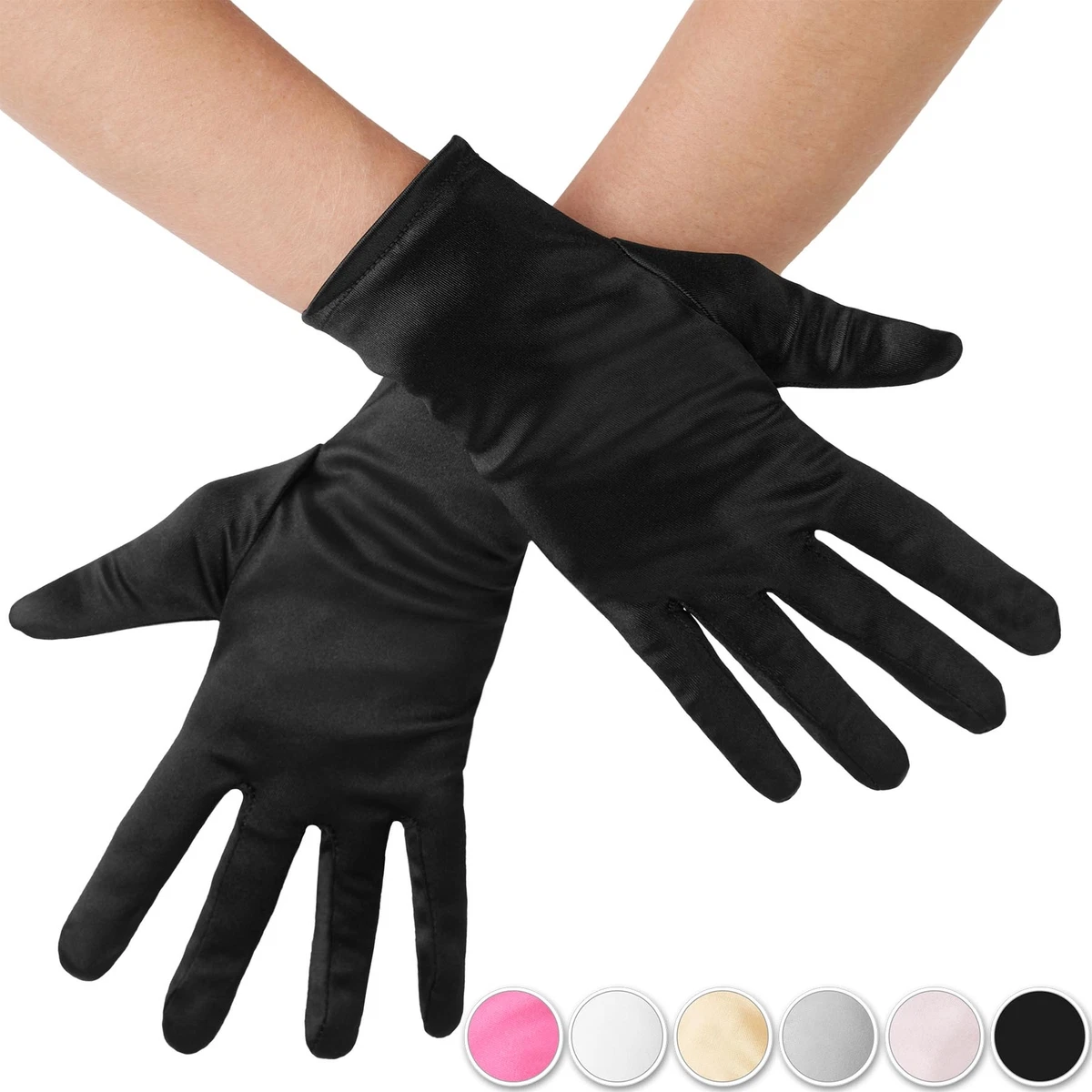 Lange Glänzende Handschuhe Von HAAC – Perfekt Für Karneval & Partys