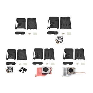 Raspberry Pi 5 ABS protective Shell PWM Speed Regulating Fan Active Radiator - Afbeelding 1 van 16