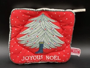 Vintage Taylor & NG Holiday Potholder Hot Pad Christmas Tree Joyous Noel READ - Picture 1 of 14