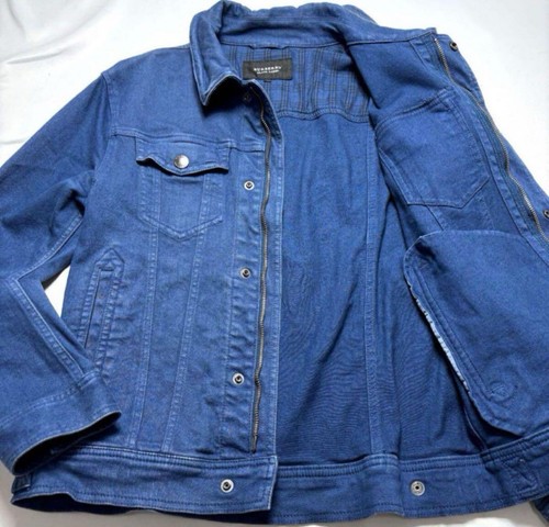 Buone condizioni✨Rara giacca denim Burberry Black Label check uomo taglia L