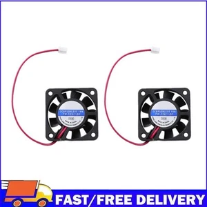 2Pcs DC 12V Brushless Fan 4010 Radiator Fan 4CM 2 Pin Chassis Graphics Card Fan - Picture 1 of 12