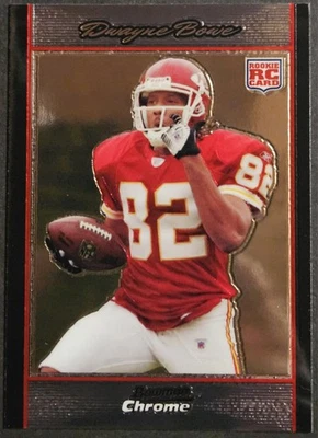 2007 Bowman Chrome #BC78 Dwayne Bowe Rookie RC LSU Tigers Kansas City Chiefs - Image 1 of 2