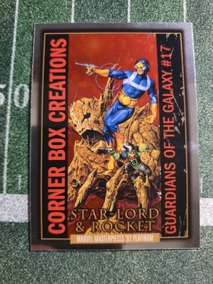 Guardians Of The Galaxy Corner Box Creations 2024 Marvel Masterpieces Upper Deck - Bild 1 von 2