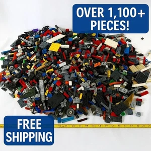 Bulk Lego gemischte Stck. Lot - über 1.100+ Stücke! Steine, Räder, Platten & Minifiguren - Bild 1 von 9