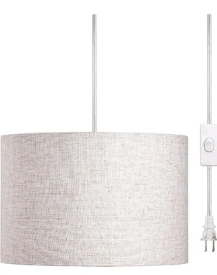 Lámpara colgante enchufable DEWENWILS lámpara colgante cable de 15 pies para sala de estar Foto 1 de 4